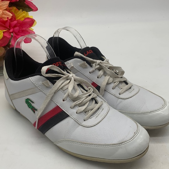 Lacoste Other - Lacoste vintage red white blue sneakers Men's size 10.5 MS4287C
